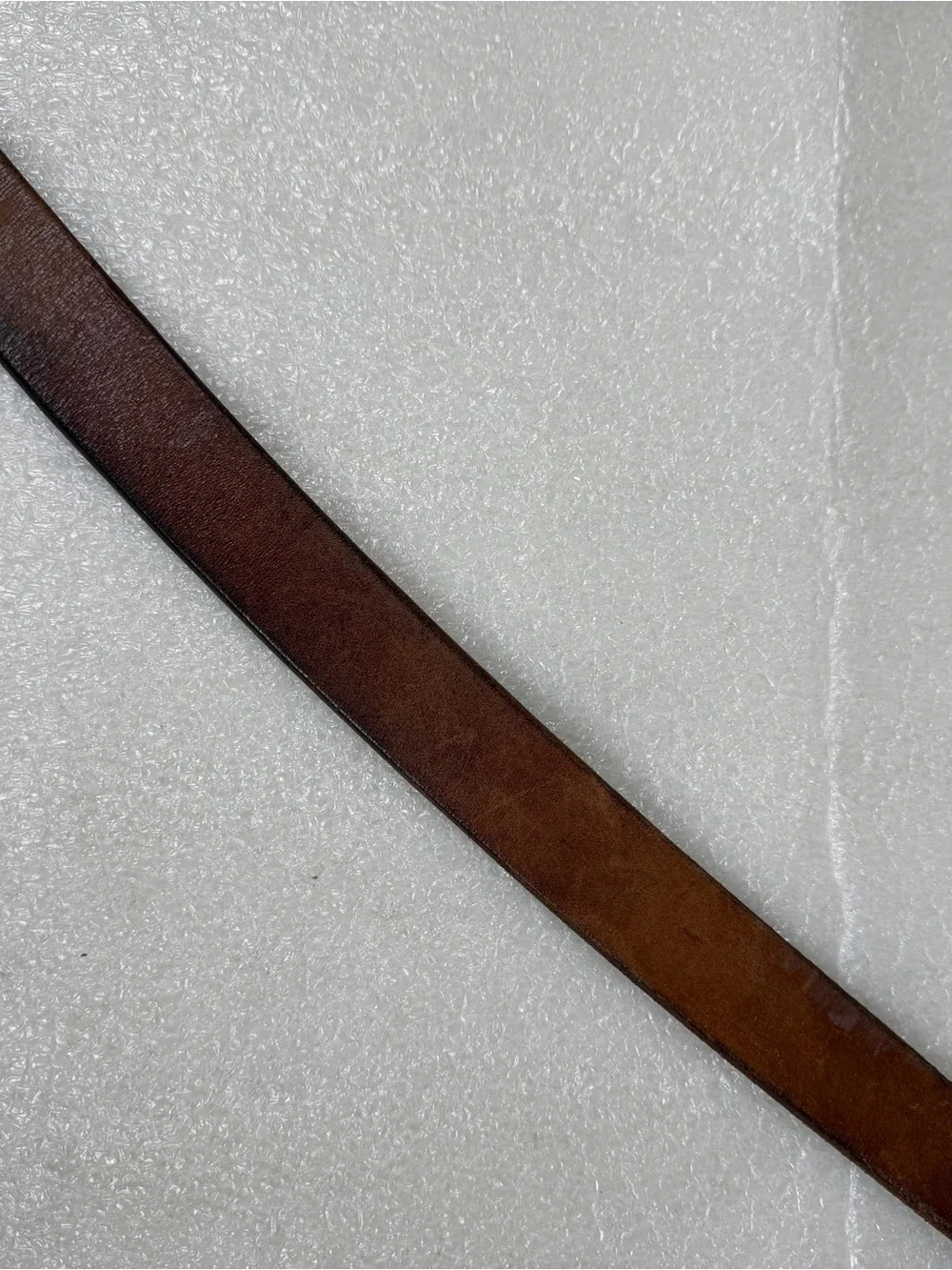 Vintage Polo Ralph Lauren Men’s 38 Brown Leather Clasp And D-Ring Belt note